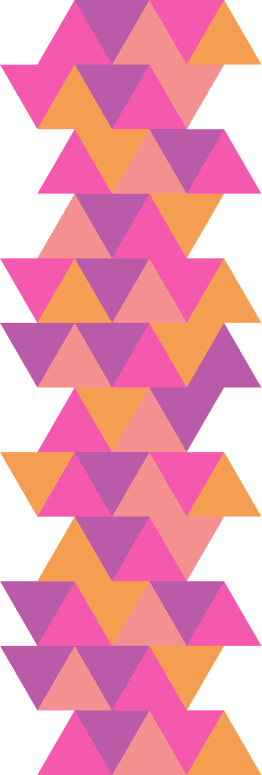 imagem decorativa de triangulos coloridos